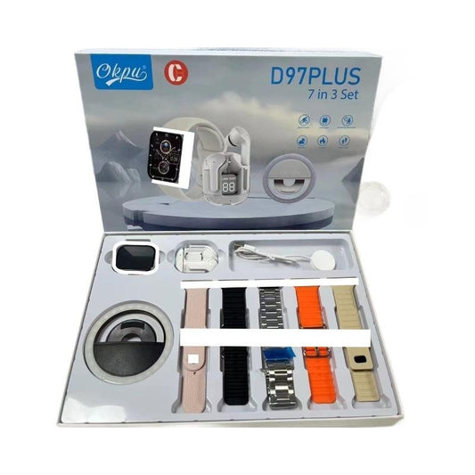 Pack montre connectée complet pour le style, le sport et la productivité + Ring Light + Kit Bluetooth